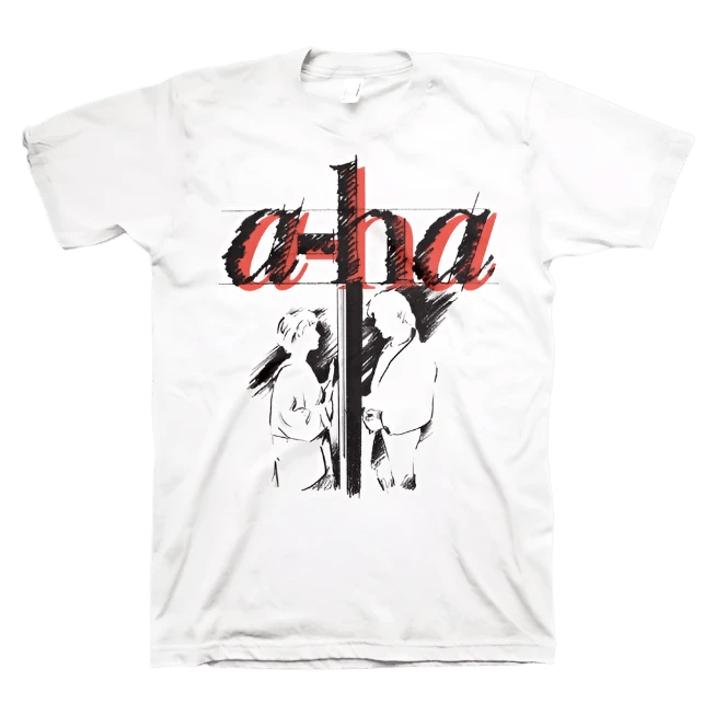 A-Ha Video Sketch White Unisex T-Shirt