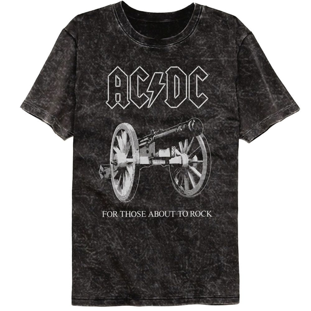 AC/DC About To Rock Mineral Wash T-Shirt