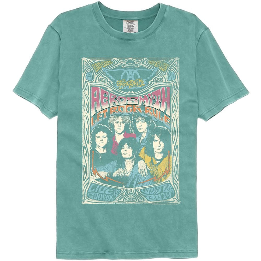 Aerosmith Let Rock Rule Comfort Color T-Shirt