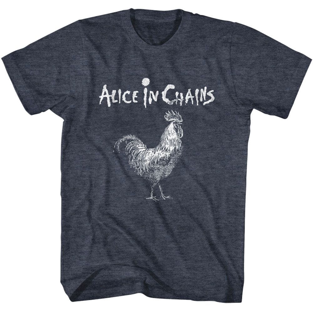 Alice In Chains Rooster Navy Heather Unisex T-Shirt