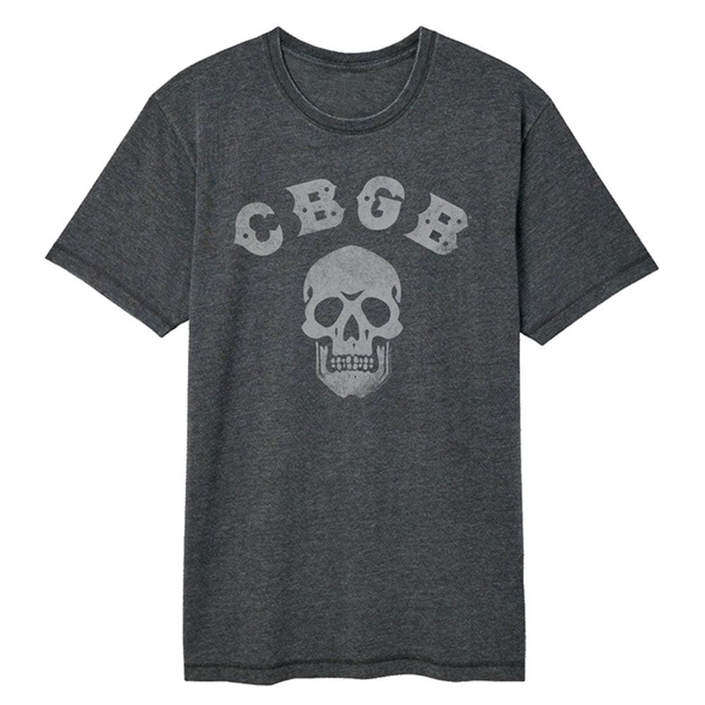 CBGB Logo and Skull Vintage Wash T-Shirt