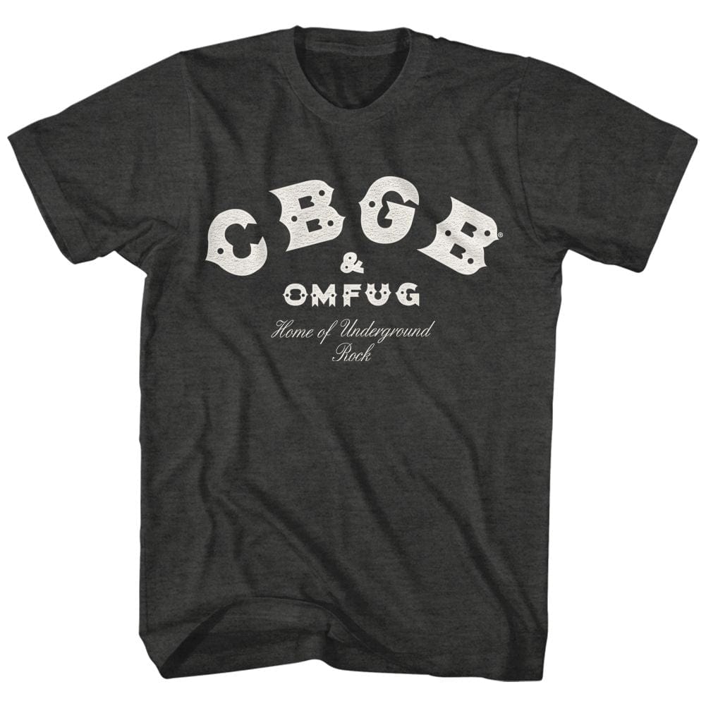 CBGB Logo Black Heather T-shirt