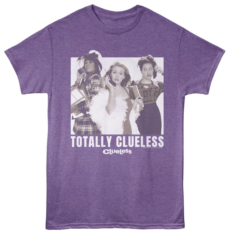 Clueless Totally Purple Heather Unisex T-Shirt