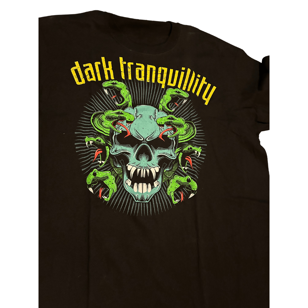 Dark Tranquility Skull Snake T-Shirt