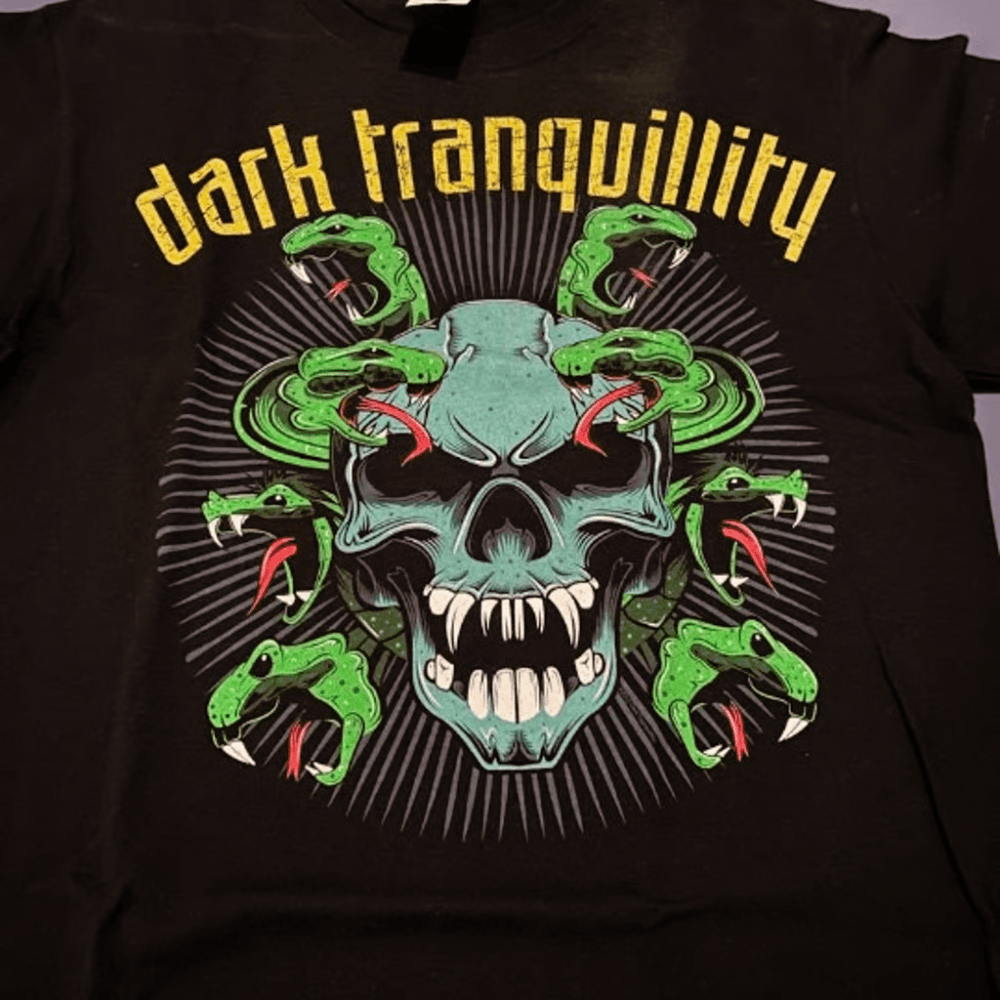 Dark Tranquility Snake Skull T-Shirt