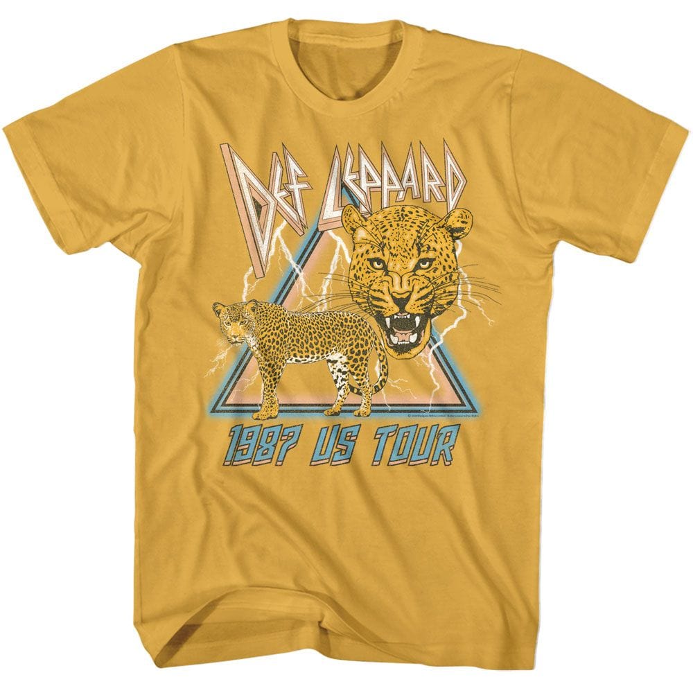 Def Leppard 1987 Lightning and Leopards T-shirt