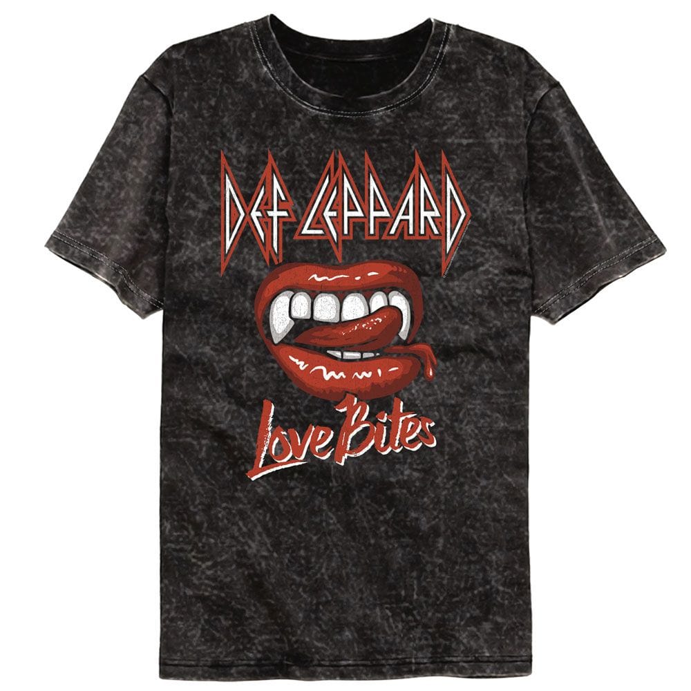 Def Leppard Love Bites Mineral Wash T-Shirt