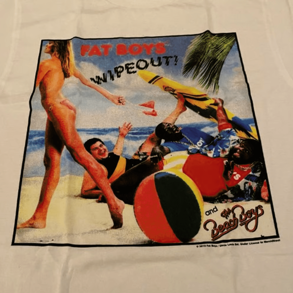 Fat Boys Wipeout White T-Shirt