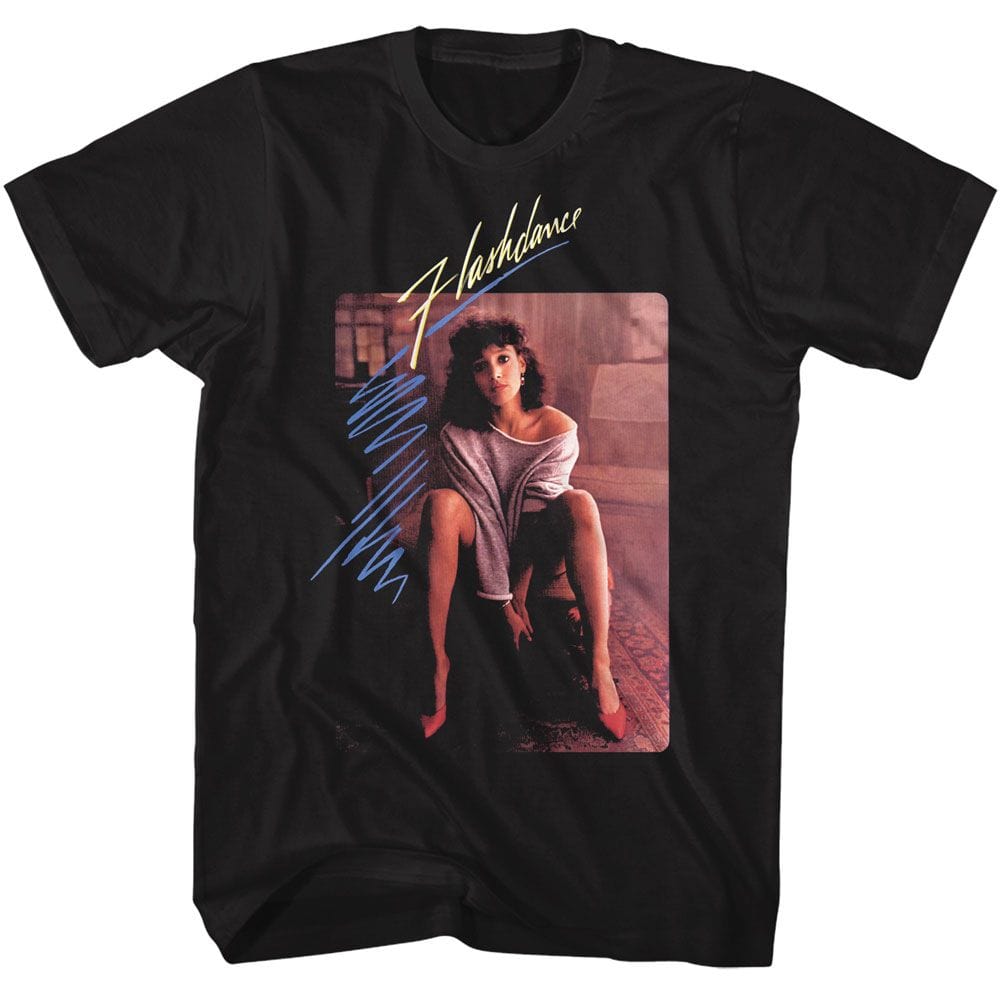 Flashdance Poster Black Unisex T-Shirt