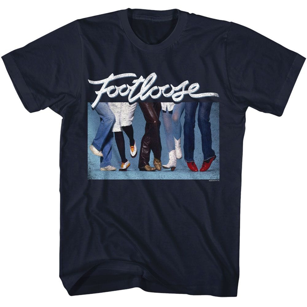 Footloose Legs and Feet Navy Unisex T-Shirt