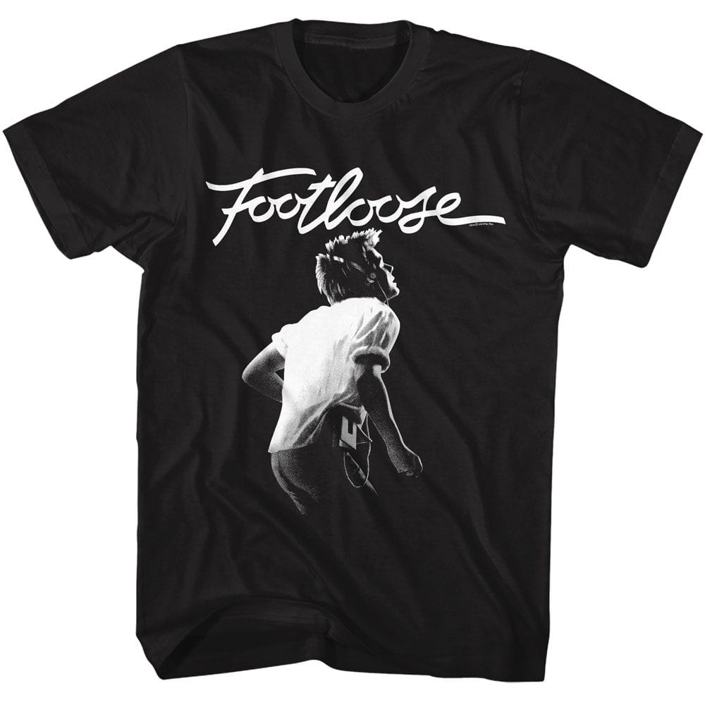 Footloose Monochrome Dancing Black Unisex T-Shirt