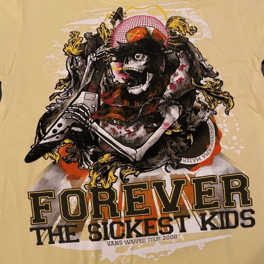 Forever the Sickest Kid 2008 Warped Tour T-Shirt