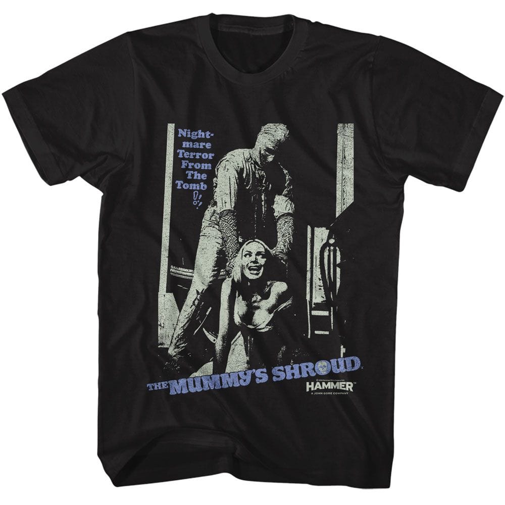 Hammer Horror Men's Mummy Attack Black T-Shirt