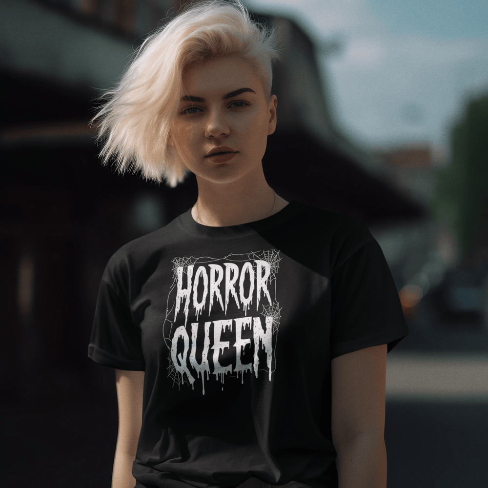 Horror Queen Web Logo Gothic Women's Relaxed T-Shirt