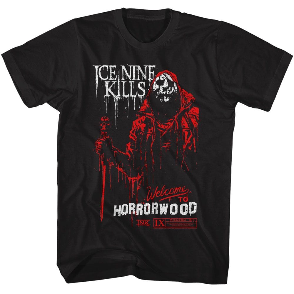 Ice Nine Kills Men's Welcome to Horrorwood Black T-Shirt