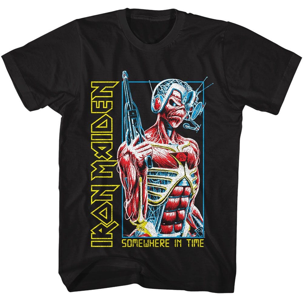 Iron Maiden Somewhere in Time Black Unisex T-Shirt