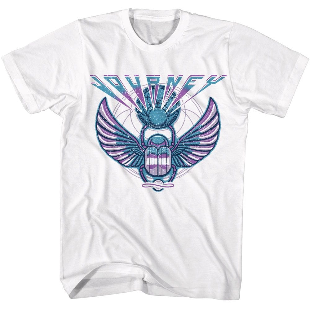 Journey 3 Color Scarab Unisex White T-Shirt