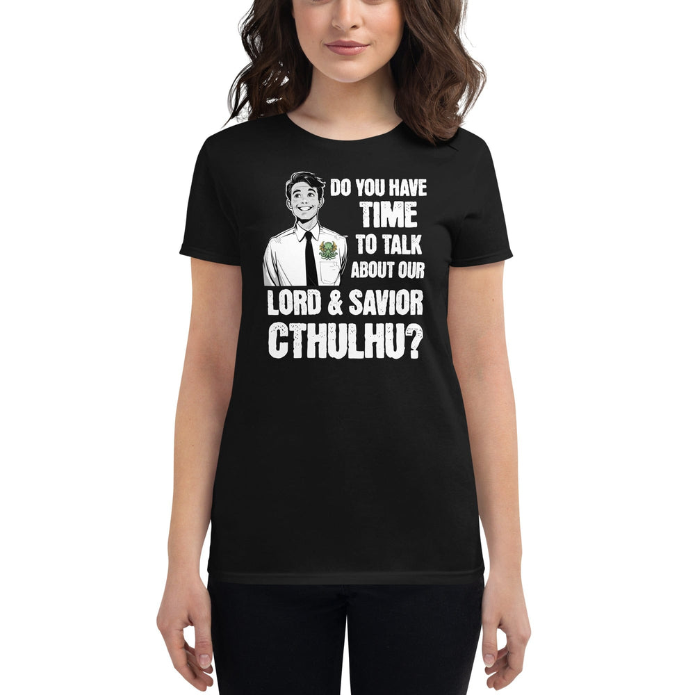 Black / S Lord & Savior Cthulhu Women's Premium T-Shirt