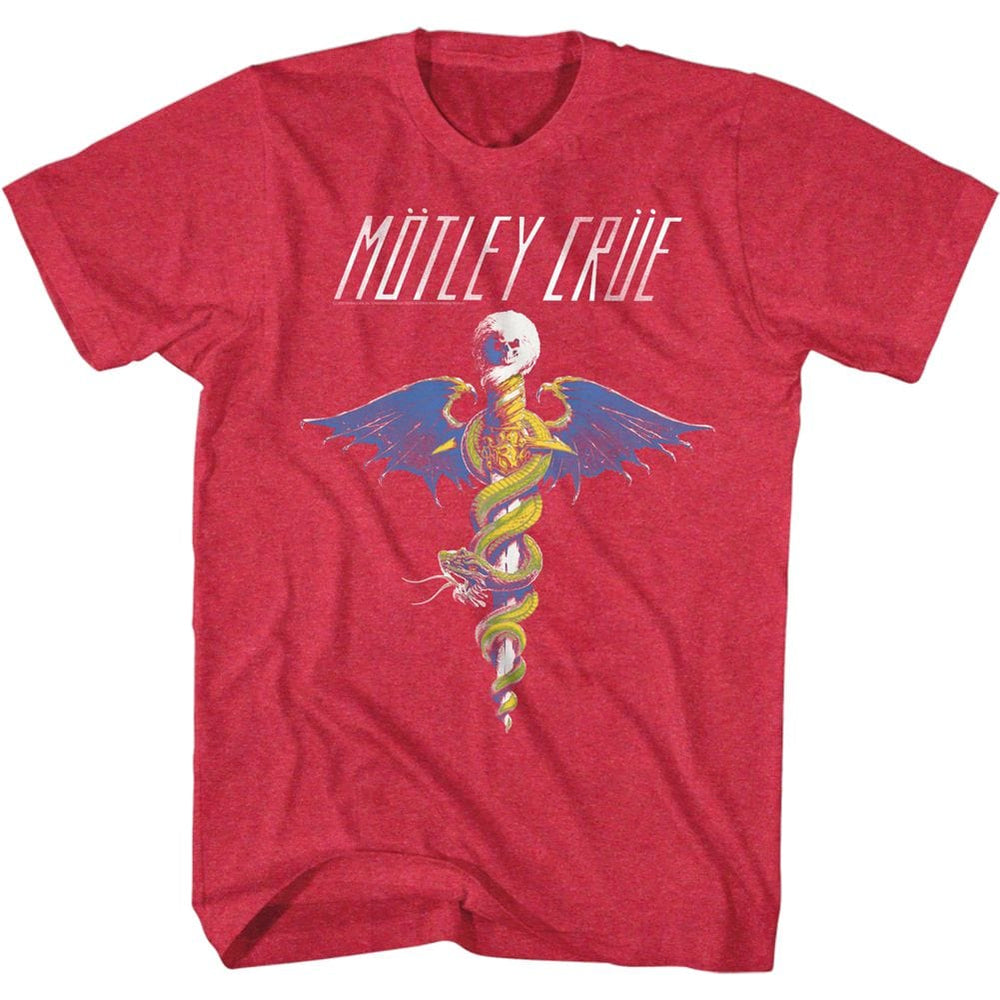 Motley Crue Dr Feelgood Red Heather Unisex T-Shirt