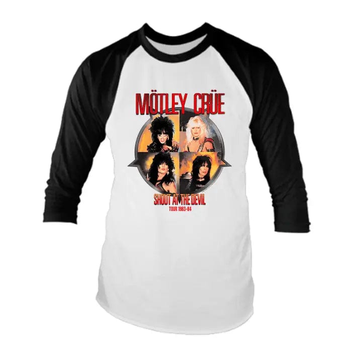 Motley Crue Shout at the Devil 84 Tour Raglan T-Shirt