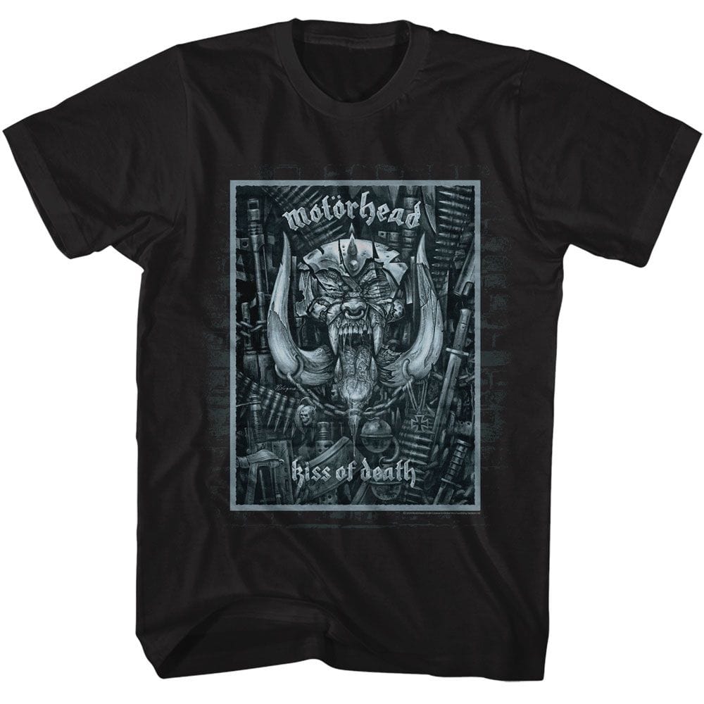 Motorhead Kiss of Death Black Unisex T-Shirt