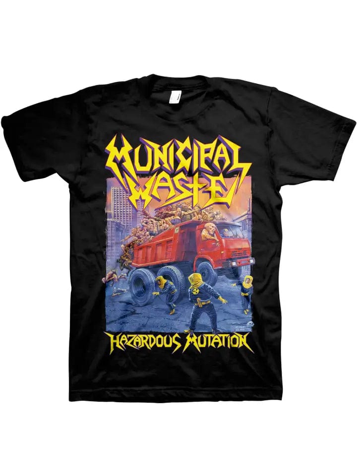 Municipal Waste Hazardous Mutations Unisex Black T-Shirt