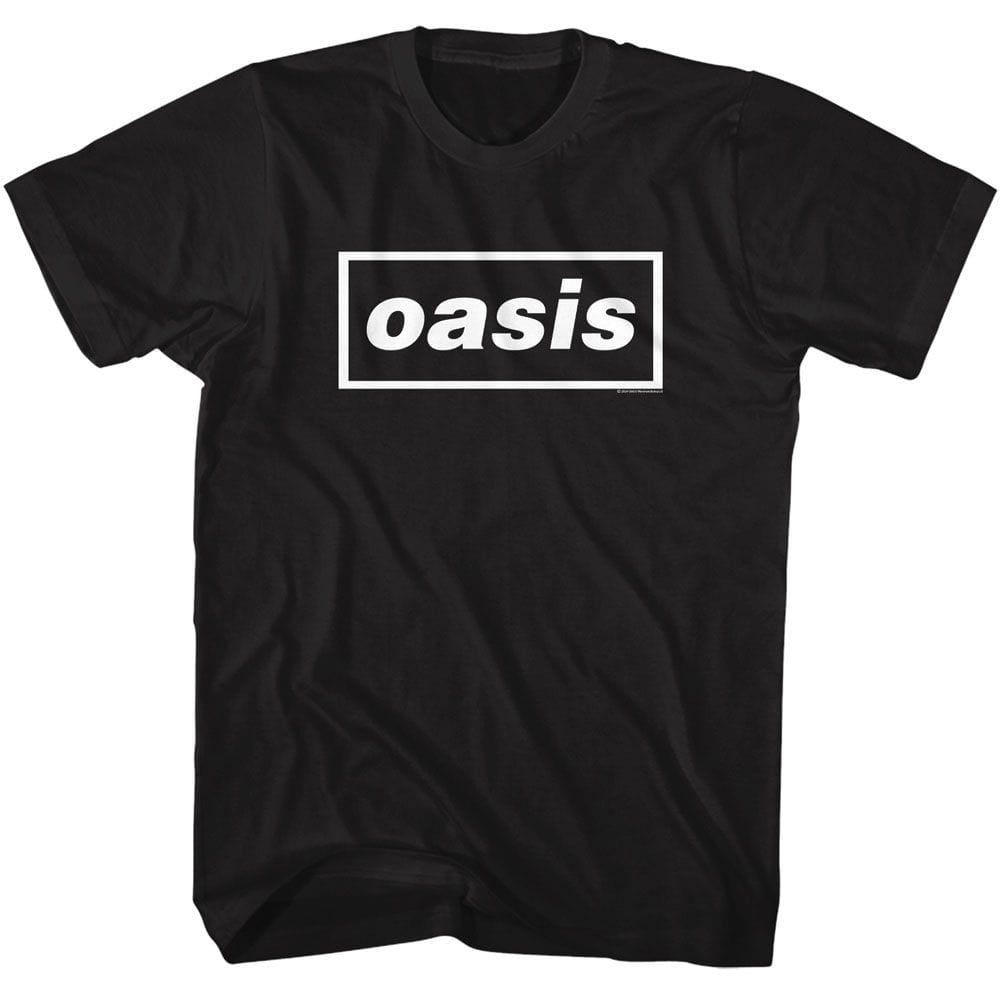 Oasis Logo Black Unisex T-Shirt