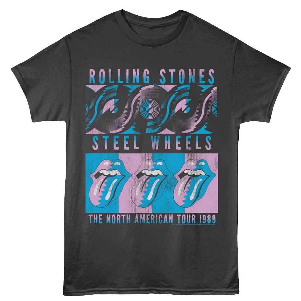Rolling Stones Steel Wheels 89 Tour T-Shirt