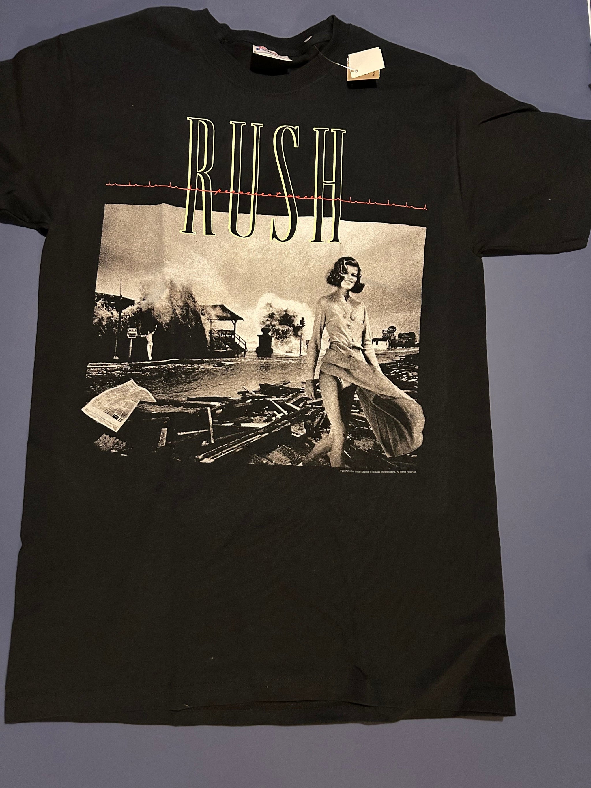 Rush Permanent Waves T Shirt Small