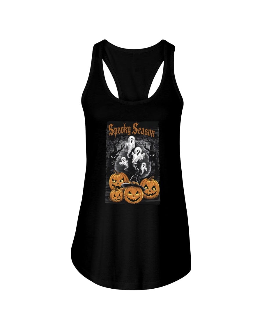 Black / XS Spooky Season Halloween Ladies Racerback Tank FUEL-7B69410