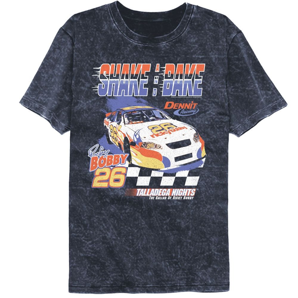 Talladega Nights Zoom Shake and Bake Mineral Wash T-Shirt