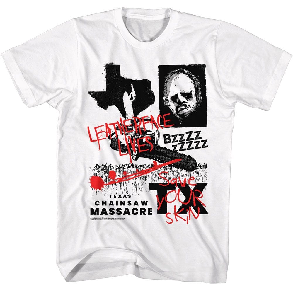 Texas Chainsaw Massacre Leatherface Bzzz T-Shirt