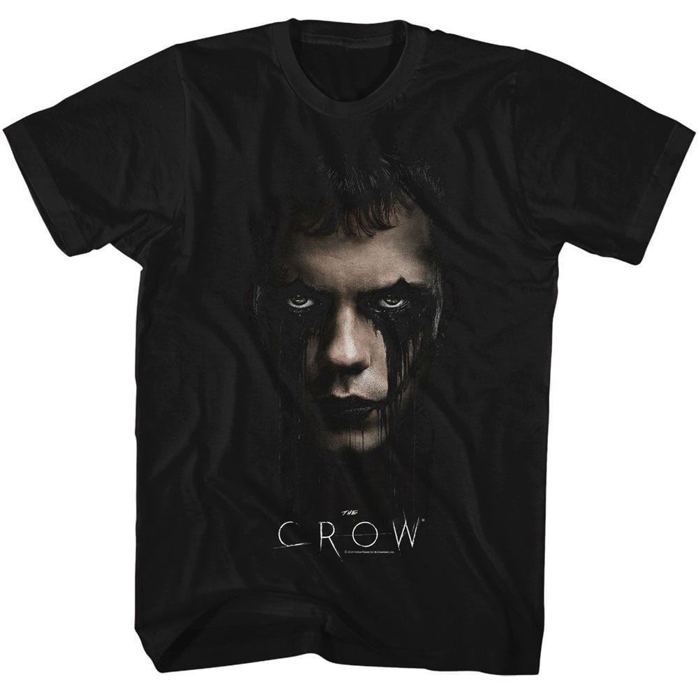 The Crow 2024 Movie Eric's Face Unisex Black T-Shirt