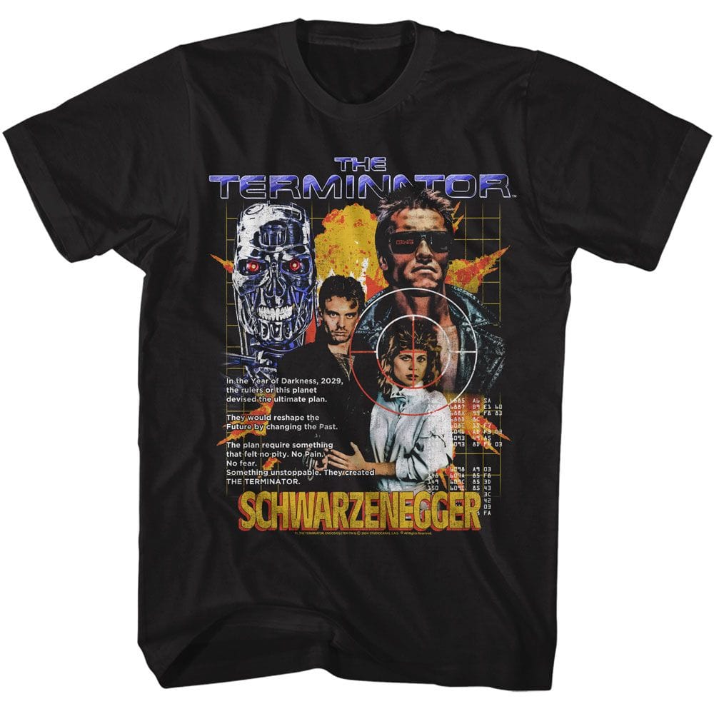 The Terminator Year of Darkness Unisex Black T-Shirt