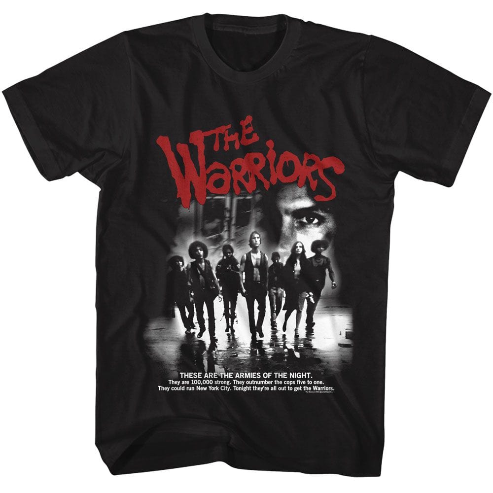 The Warriors Armies of the Night Black Unisex T-Shirt