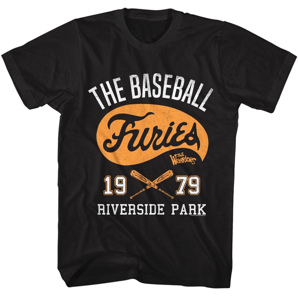 The Warriors Baseball Furies Black Unisex T-Shirt