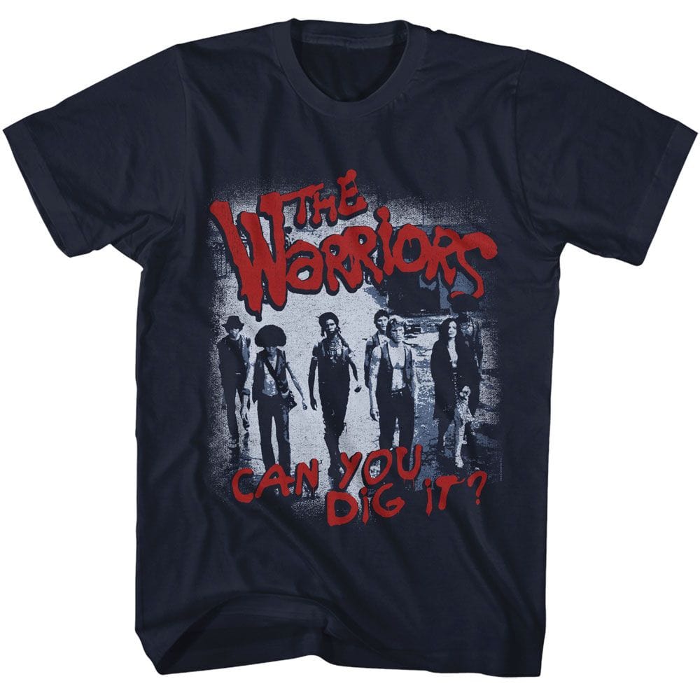 The Warriors Can You Dig It Navy Unisex T-Shirt