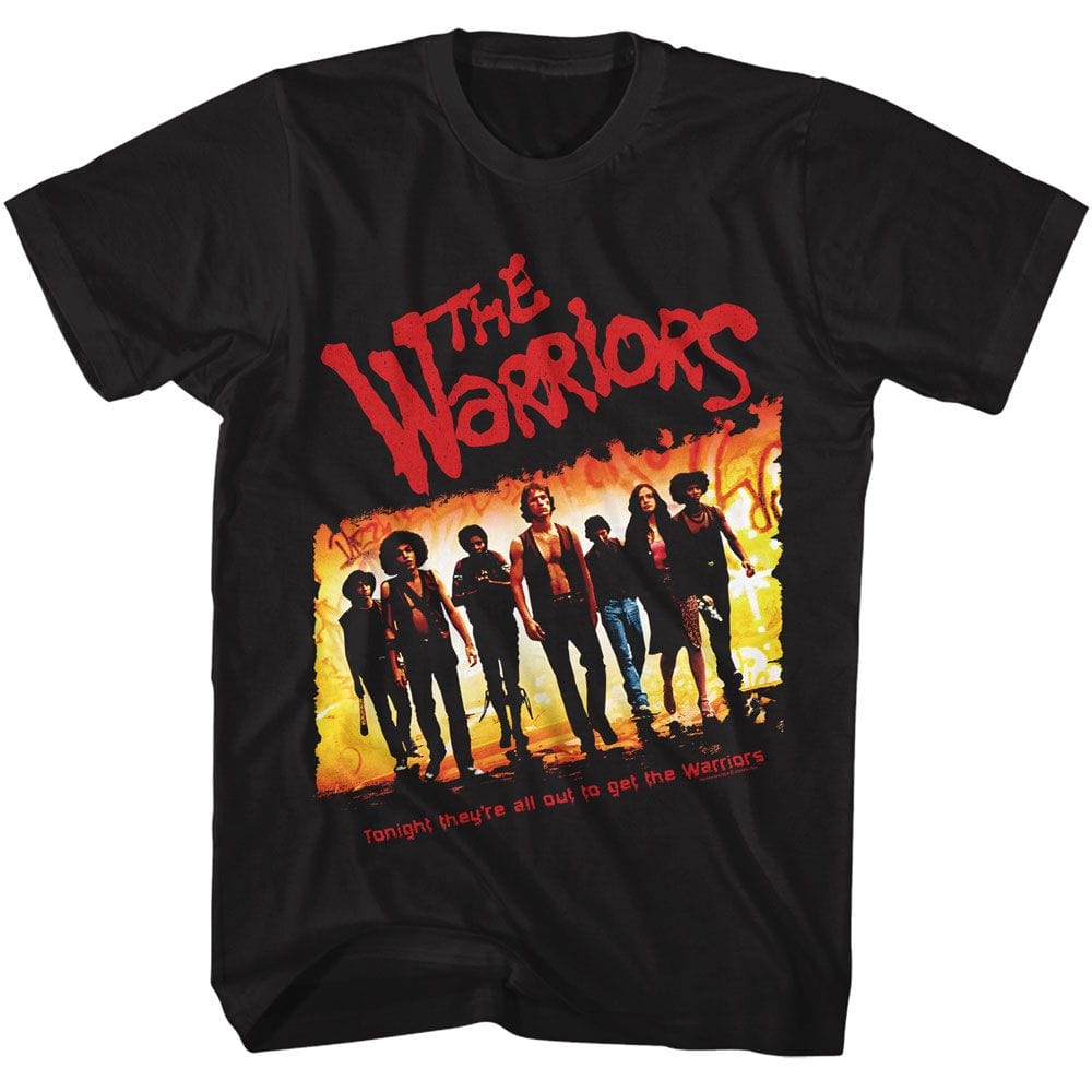 The Warriors Poster Black Unisex T-Shirt