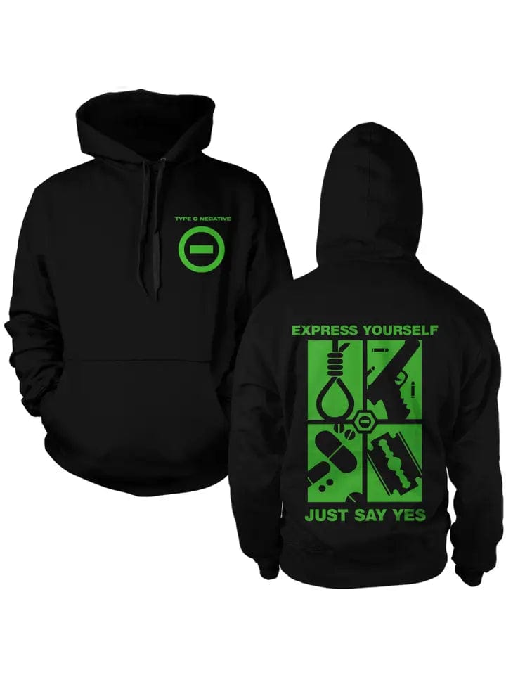 Type O Negative Just Say Yes Pullover Hoodie