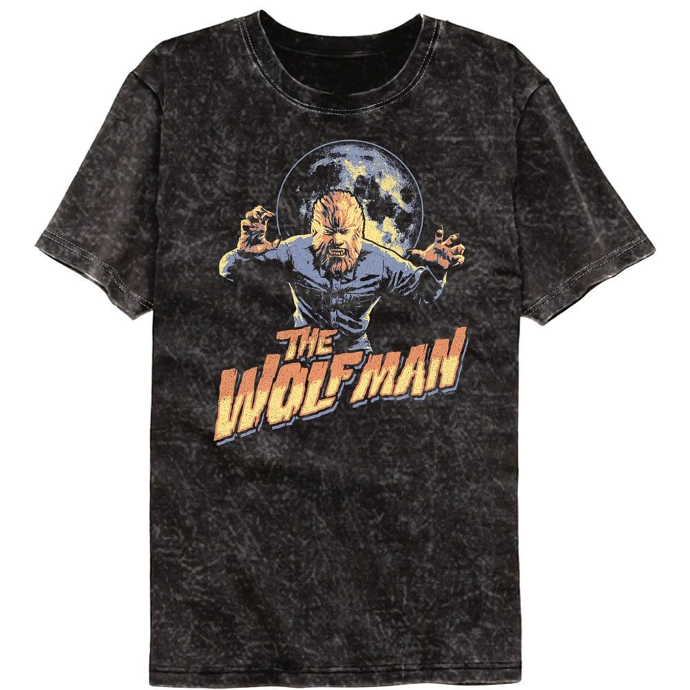 Universal Monsters Multitone Wolfman Mineral Wash T-Shirt