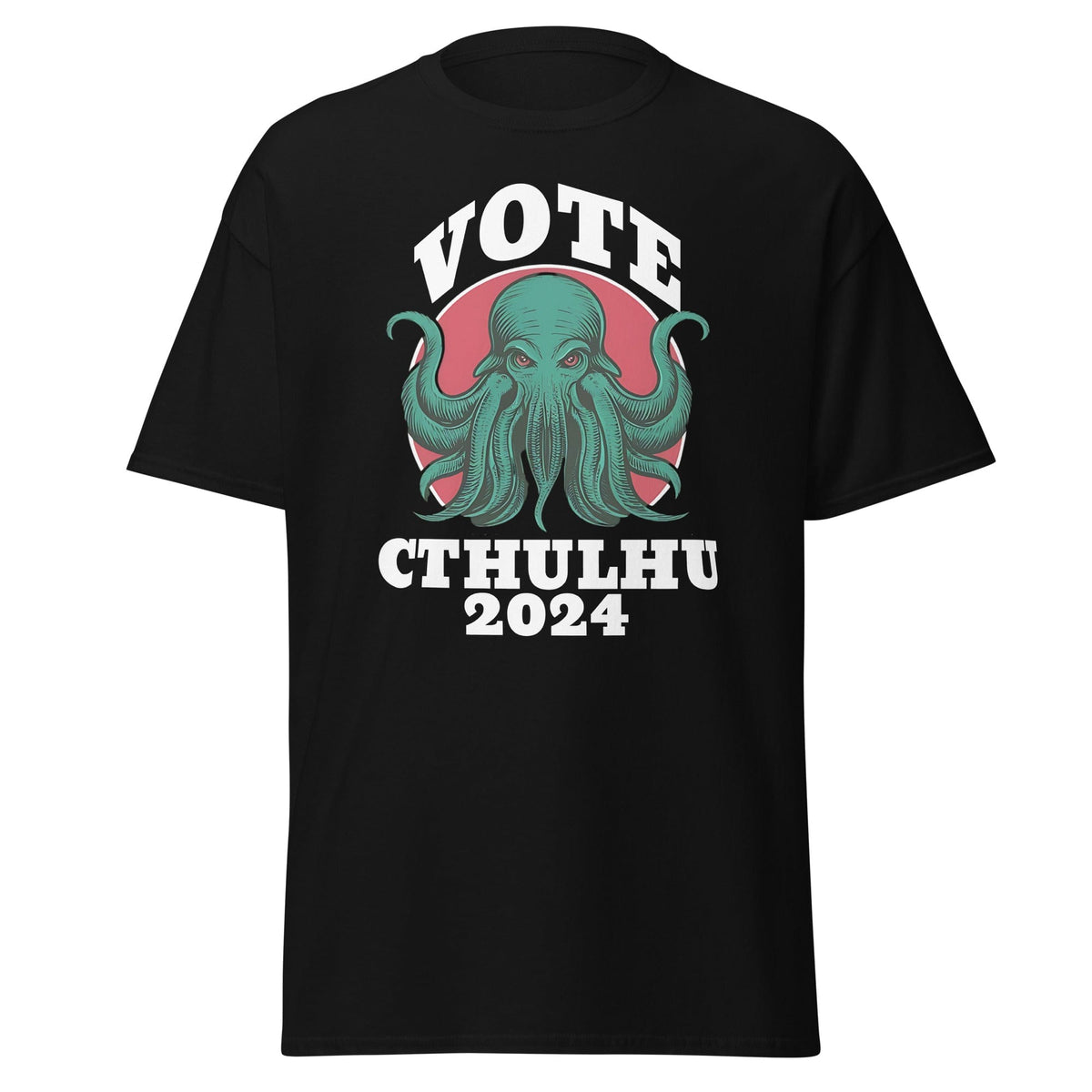 Black / S Vote Cthulhu 2024 Poster Unisex T-Shirt