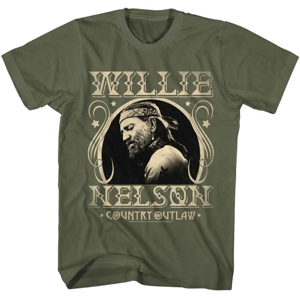 Willie Nelson Country Outlaw Unisex T-Shirt