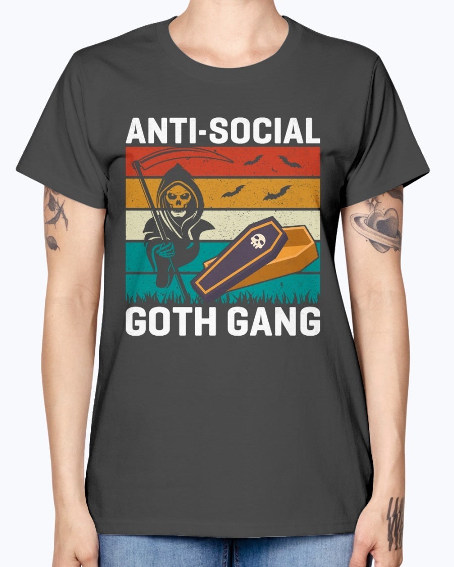 Anti Social Goth Gang Women s T Shirt