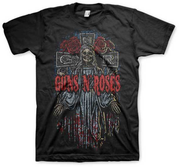 Guns N Roses Mary Mary Black T-Shirt | Forbidden Geek