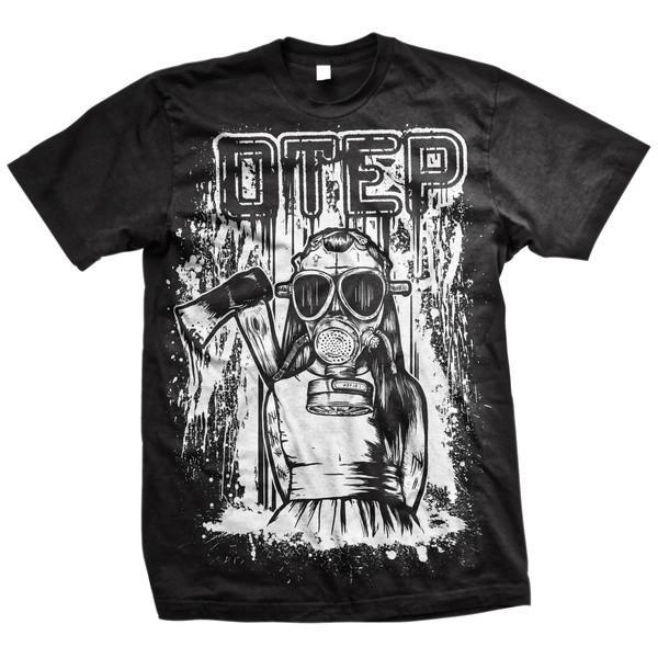  Otep Gas Mask Black T-Shirt